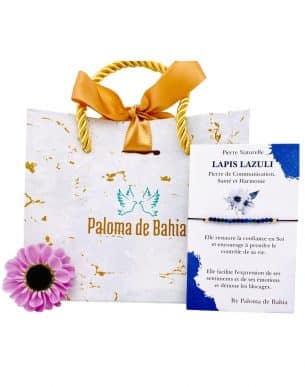 Bracelet Lapis Lazuli avec emballage