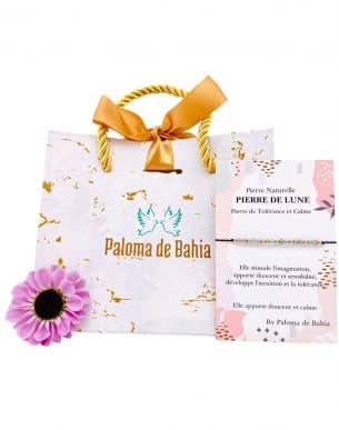 Bracelet Pierre de Lune avec emballage