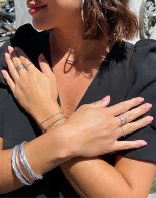 Bague Coroa argente mannequin