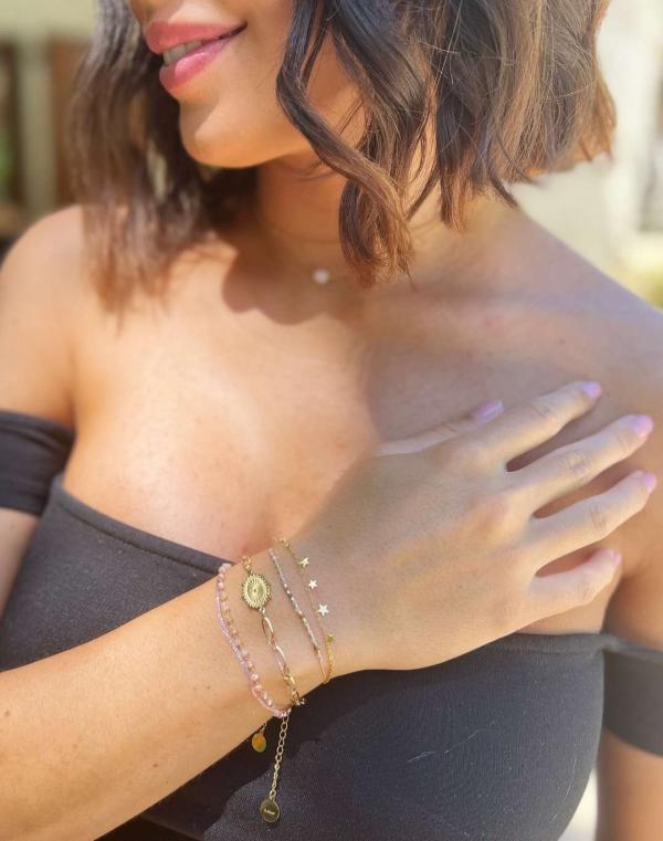 Bracelet Estrelita dore en acier inoxydable mannequin