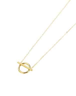 Collier Mona doré en acier inoxydable