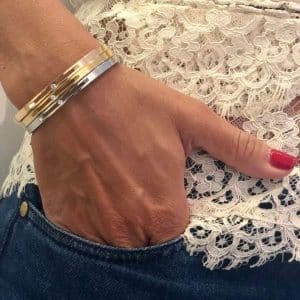 Jonc Cidade en acier inoxydable ensemble mannequin