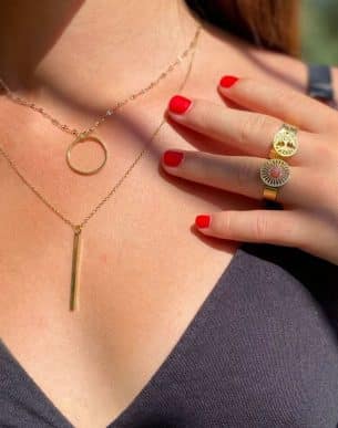 Bague Arbre de Vie sur mannequin