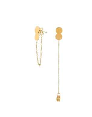Boucles d'oreilles Circulo en acier inoxydable