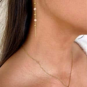 Boucles Agate multi acier inoxydable mannequin