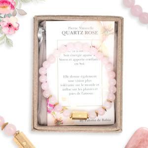 Bracelet Caixa Quartz rose
