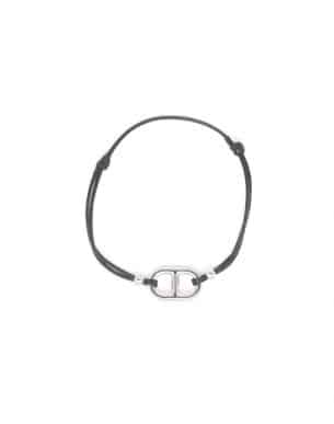 Bracelet Marin cordon argente en acier inoxydable