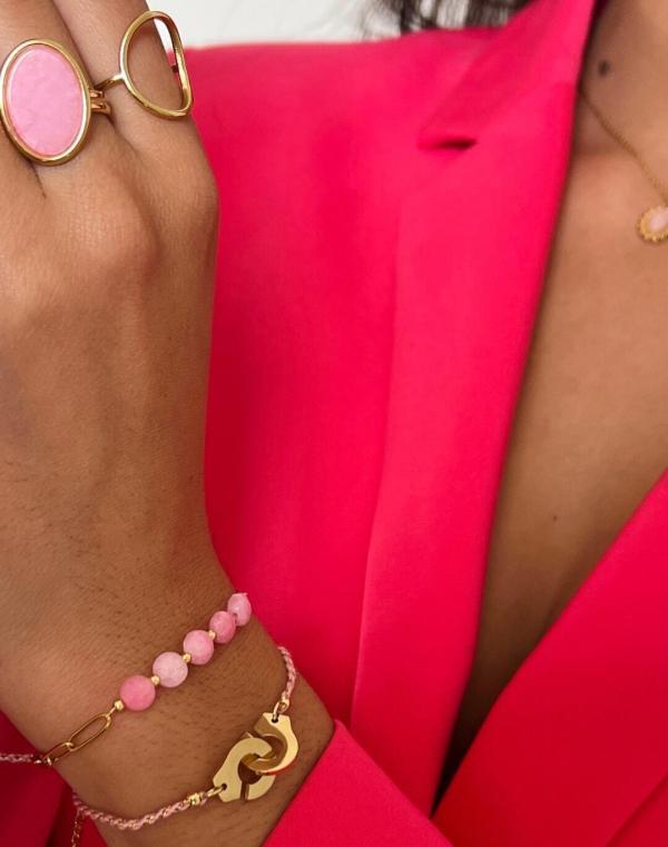 boutique-bijoux-toulouse-bracelet-sacha-rose-acier-inoxydable-photo-mannequin