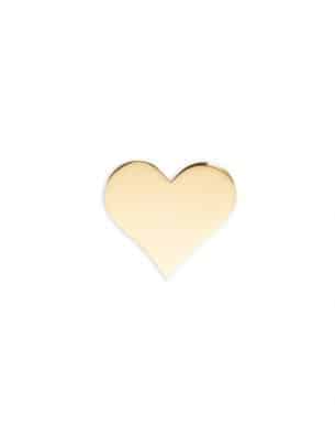 Broche Corazon dore fantaisie
