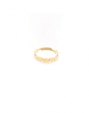 boutique bijoux toulouse: bague gratis doré en acier inoxydable