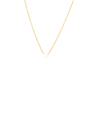 boutique bijoux toulouse: collier ostra doré en acier inoxydable