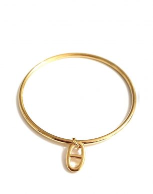 Jonc Pampille dore acier inoxydable boutique bijoux toulouse