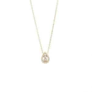 collier goutte strass acier inoxydable boutique bijoux toulouse