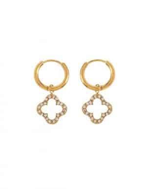 creoles pela strass dore acier inoxydable boutique bijoux toulouse