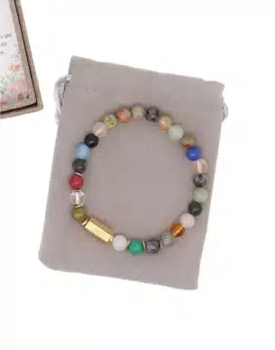 bracelet 7 chakras caixa pierre naturelle pochon bijoux boutique toulouse