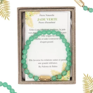 bracelet jade verte caixa pierre boite naturelle boutique bijoux toulouse