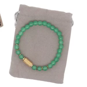 bracelet jade verte caixa pierre pochon naturelle boutique bijoux toulouse