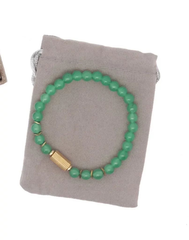 bracelet jade verte caixa pierre pochon naturelle boutique bijoux toulouse