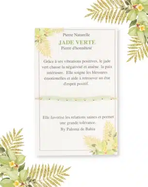 bracelet jade verte pierre naturelle boutique bijoux Toulouse