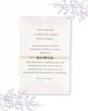 bracelet jaspe picasso pierre naturelle boutique bijoux toulouse