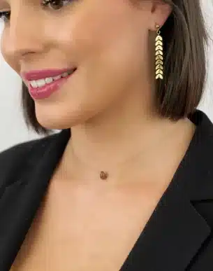 collier goutte sur mannequin boutique bijoux toulouse