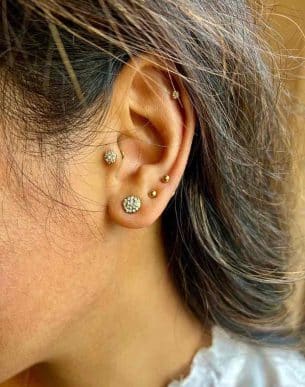puces passagem acier inoxydable et strass mannequin boutique bijoux toulouse
